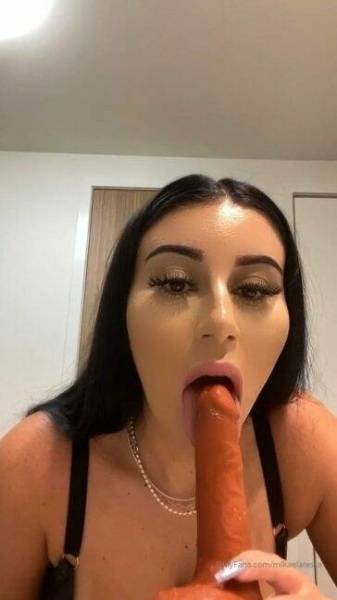 Mikaela Testa Dildo Blowjob Onlyfans Video on fansgirls.net