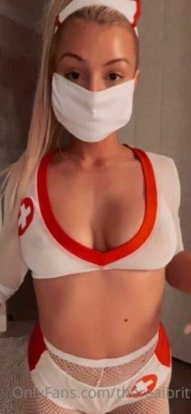 Therealbrittfit Naughty Nurse Onlyfans Video on fansgirls.net