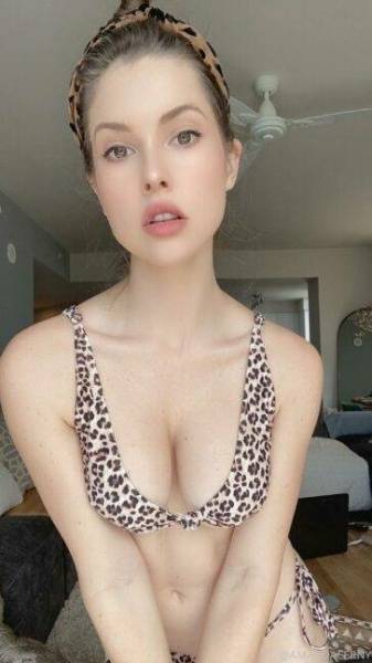 Amanda Cerny Leopard Print Bikini Onlyfans Set Leaked on fansgirls.net