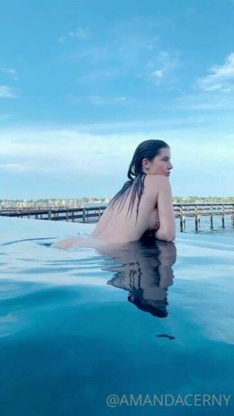 Amanda Cerny Nude Swim $100 PPV Onlyfans Video on fansgirls.net