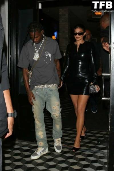 Kylie Jenner & Travis Scott Dine Out with James Harden at Celeb Hotspot Crag 19s in WeHo on fansgirls.net