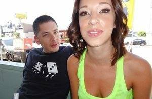 Seductive teen Jada Stevens gives a deepthroat blowjob and gets fucked on fansgirls.net