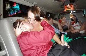 Slutty chicks showing off their blowjob skills on the back seat on fansgirls.net