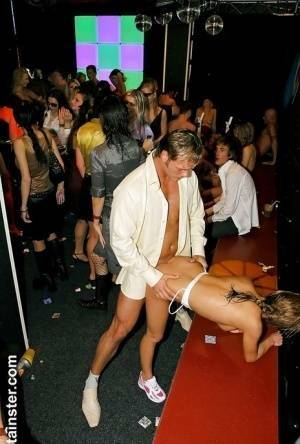 Late night drinking to the wee hours at nightclub leads to a full blown orgy on fansgirls.net