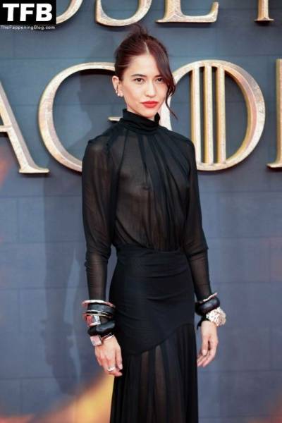 Sonoya Mizuno Flashes Her Nude Tits at the 1CHouse of the Dragon 1D Premiere in London - city London on fansgirls.net