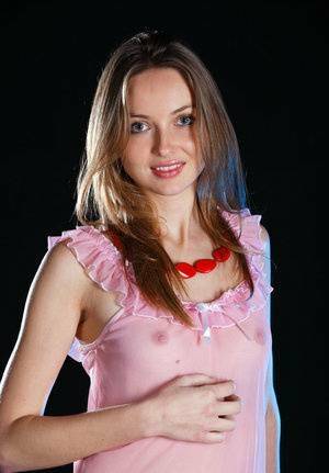 Sweet teen Milagres A models baby doll lingerie and bare naked as well on fansgirls.net