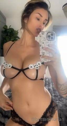 Brittany Furlan Lingerie Selfie Mirror Onlyfans Video Leaked - Usa on fansgirls.net