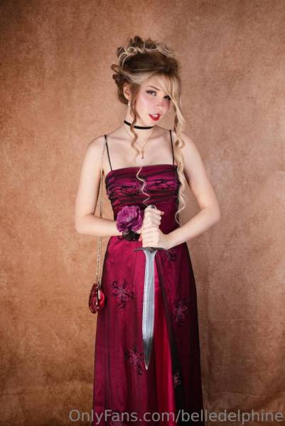 Belle Delphine Nude Prom Night Red Dress Onlyfans Set Leaked on fansgirls.net