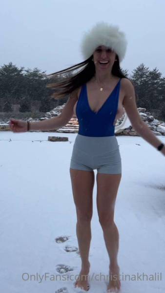 Christina Khalil Nipple Tease Snow Bodysuit Onlyfans Video Leaked - Usa on fansgirls.net