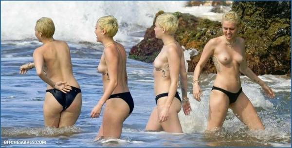 Miley Cyrus Nude Celebrity Tits Photos on fansgirls.net