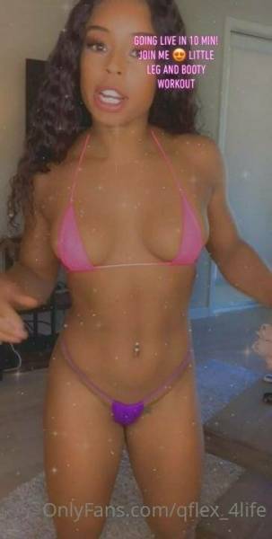 Qimmah Russo G-string Bikini Workout Onlyfans Video Leaked - Usa on fansgirls.net