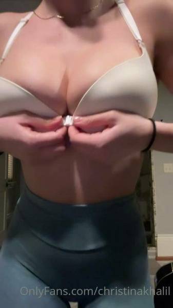 Christina Khalil Nude Gym Bra Strip Onlyfans Video Leaked - Usa on fansgirls.net