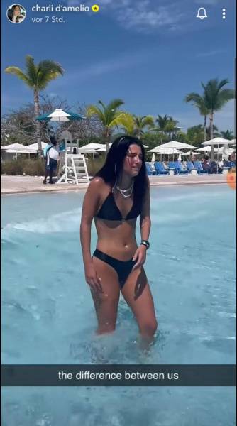 Charli D 19Amelio Bikini Wave Pool Video Leaked - Usa on fansgirls.net