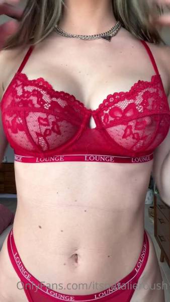 Natalie Roush Nude Red Lingerie Try On Onlyfans Video Leaked on fansgirls.net