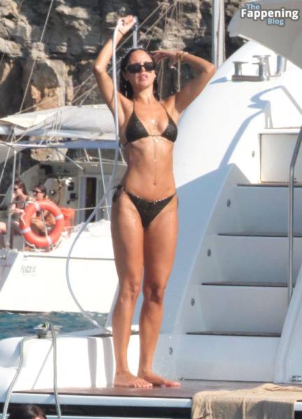 Eiza González Shows Off Her Sexy Bikini Body on a Luxurious Yacht in Ibiza (24 Photos) on fansgirls.net