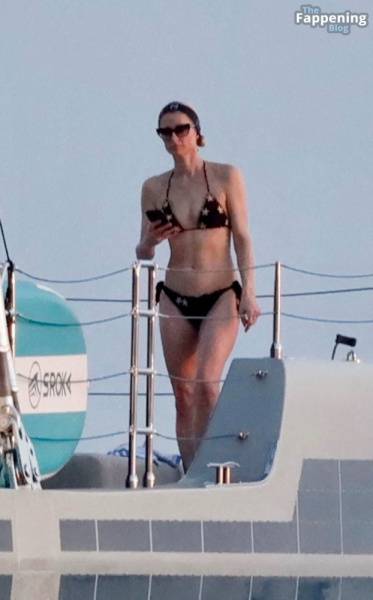 Paris Hilton Enjoys a Summer Break on a Luxury Yacht in Saint Tropez (53 Photos) on fansgirls.net