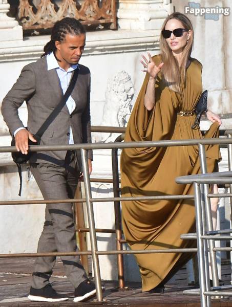 Angelina Jolie Looks Glamorous Rocking a Grecian Dress During the Venice Film Festival (117 Photos) - Usa on fansgirls.net